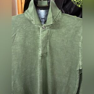 American Eagle Outfitters I Men’s I Long Sleeve Slub Jersey Polo Shirt